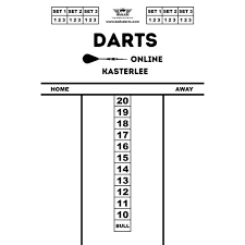 dart schrijfbord