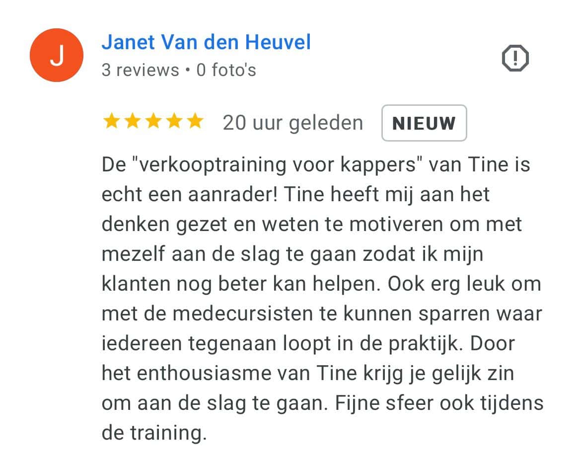 verkooptraining